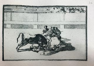 Francisco Goya (after) - La Tauromaquia 26