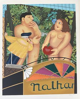 Beryl Cook - Nathan or Adam and Eve