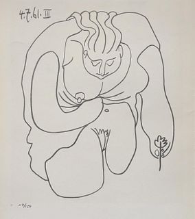 Pablo Picasso (After) - 4.7.61 III from "Les