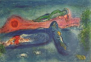 Marc Chagall (After) - La Mort de Dorcon