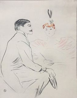 Henri Toulouse-Lautrec (After) - Untitled XI from 70