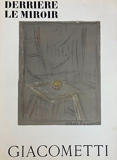 Alberto Giacometti - Cover from Derriere le Miroir No. 65