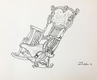 Henri Matisse (After) - Untitled (Rocking Chair) from