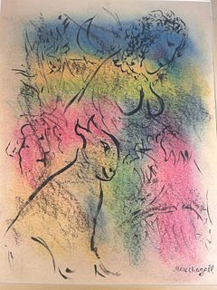 Marc Chagall Lithograph Signed 