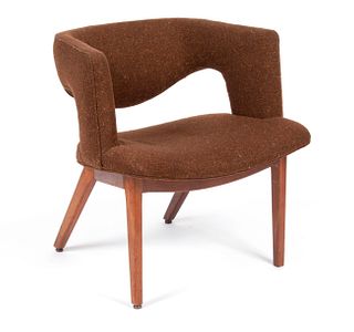 MCM UPHOLSTERED LOUNGE CHAIR