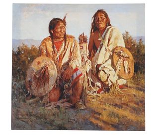 Howard Terpning "Medicine Shields of Blackfoot"