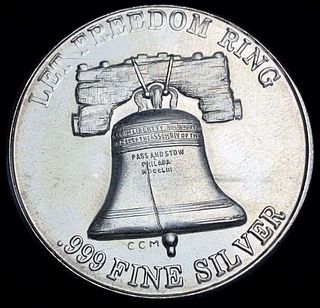 Let Freedom Ring 1 ozt .999 Silver Trade Unit