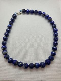 Natural lapis lazuli beads ncecklace
