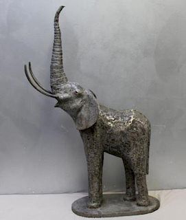 HAMBLETON, Bud. Steel Sculpture. Elephant.
