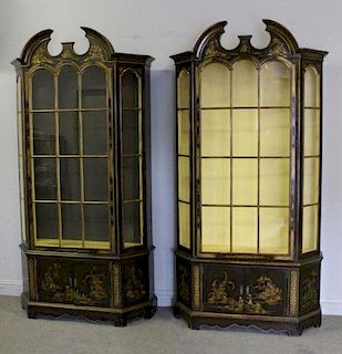 A Pair of Chinoiserie Decorated Smeig & Koetzian