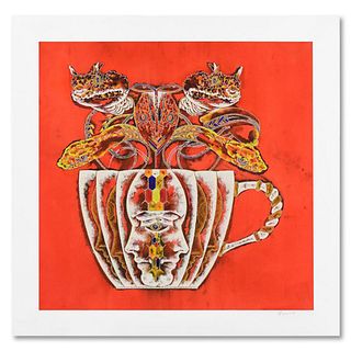 Lu Hong, "Medusa in Tea Cup 2" Limited Edition Giclee, Numbered and Hand Signed with Letter of Authenticity