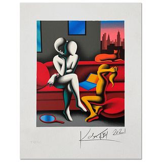 Mark Kostabi, "Life Lessons" Hand Signed Limited Edition Serigraph with COA