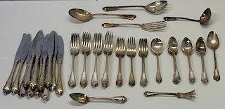 STERLING. Wallace Grand Colonial Partial Flatware