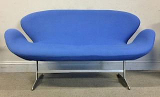 Midcentury Arne Jacobsen Swan Sofa.