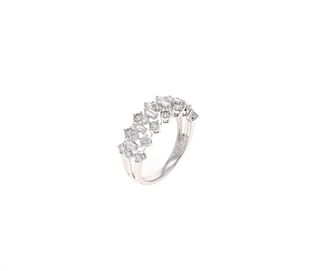 Art Deco Diamond & 14k White Gold Ring