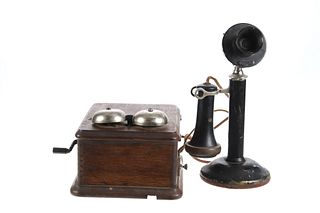 1913 Western Electric 229W Table Crank Telephone