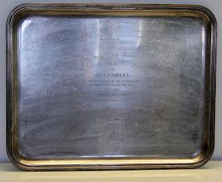 STERLING. Tiffany & Co Sterling Serving Tray.