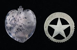 Southern Plains Nickel Silver Heart/ Star Pendants