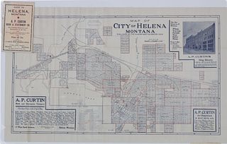 1909 Map Of City Of Helena, MT By Clason Map Co.