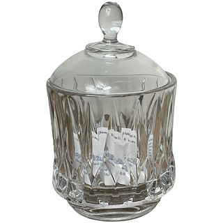 GLASS LIDDED DOMED SCENT BOWL