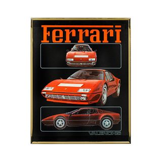 Ferrari Valenchis Collectible Advertising Poster