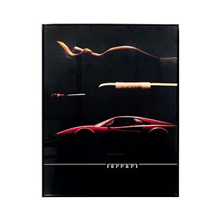 Rick McBride, Framed Ferrari Poster