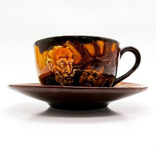 Royal Doulton Kingsware Cup and Saucer, Don Quixote
