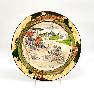 Royal Doulton Motoring Series Plate, Itch Yer On Guvenor?