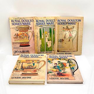 5pc Royal Doulton Seriesware Books, Volume 1-5
