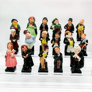 17pc Royal Doulton Figurines, Charles Dickens' Characters
