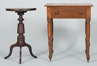 Middle TN Work Table and Candle Stand