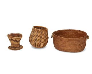 A group of baskets