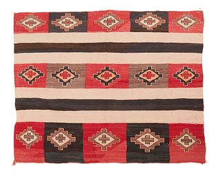 A Navajo Chief-style variant wearing blanket
