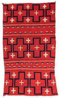 A Navajo Late Classic child's blanket