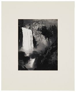 Ansel Adams (1902-1984), "Vernal Falls, Yosemite Valley," circa 1948
