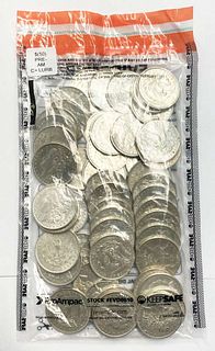 Almost Mint 1878-1904 Morgan Silver Dollars (50-coins)