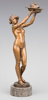 Franz Bergmann Bronze, Salome