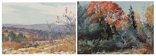 2 A. L. Ripley Landscapes, Spring & Fall