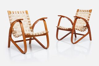 Jan Vaněk, Bentwood Lounge Chairs (2)