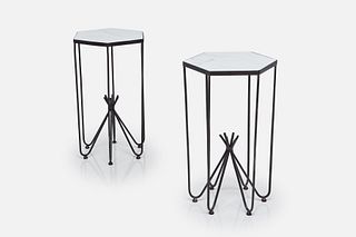 Jean Royère Style, 'Hirondelle' Side Tables (2)