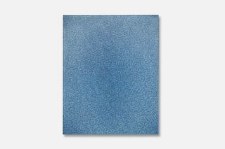 Mary Beyt, Untitled (Blue) Painting