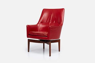 Jens Risom, Swiveling Lounge Chair