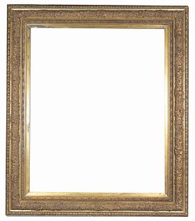 American 1890's Gilt Wood Frame- 40 1/8 x 33 1/8