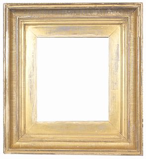 American School Gilt/Wood Frame- 9.75 x 8 3/8