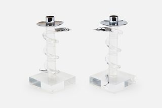 Alessandro Albrizzi, 'Serpent' Candle Holders (2)