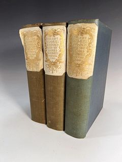 3 VOLUME THE LIFE OF SAMUEL JOHNSON BY JAMES BOSWELL 1901