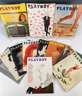 1960 COMPLETE YEAR PLAYBOY MAGAZINES