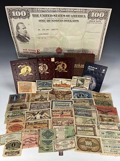 ASSORTED PAPER AND COIN CURRENCY