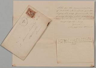 Jefferson Davis letter to J.B. Lindsley, ref. McGavock