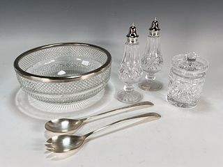 GLASS & CRYSTAL SERVING PIECES WATERFORD GOLDINGER
